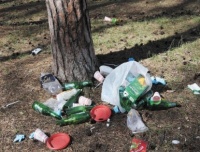 Cтуденты ЧИ БГУ собрали 100 мешков мусора на федеральной трассе