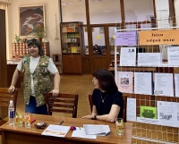 Патриотический час о волонтерстве проведен в библиотеке Читинского института БГУ